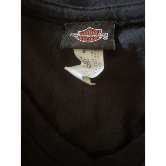 Harley-Davidson Ladies Nashville T-Shirt Black 100% Cotton M Size - Picture 3 of 5